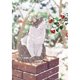 thumbnail image 1 of Taladro Diamante Pintura (DE6016) Gato nevado que huele a flor 5D Diamante de imitación redondo Completo 20X30cm FLhrweasw Nuevo, 1 of 1