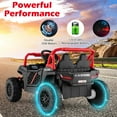 thumbnail image 4 of Costway 12V Kids Ride on Truck with Parental Remote 3 Speeds & Reverse Forward Function Red, 4 of 10