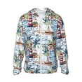 thumbnail image 1 of Fotbe Watercolor Sailboat Chaqueta con Protección Solar UPF 50+ para Hombre y Mujer, Camisa con Capucha y Bolsillos-Large, 1 of 7