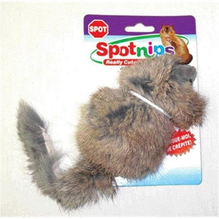 UPC: 0077234029220 | Shaggy Plush Giant Mouse with Rattle & Catnip Cat Toy