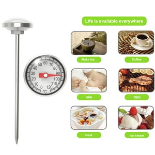 Instant Read Mini Pocket Bimetallic Milk Coffee Tea Soup Kitchen Cooking  Thermometer with Plastic Sleeve Cover - China Kitchen Cooking Thermometer,  Bimetallic Coffee Thermometer