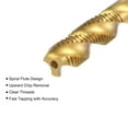 thumbnail image 3 of Unique Bargains M7 x 1 High Speed Steel Machine 3 Spiral Flutes Thread Tap Titanium Plated, 3 of 6