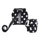 thumbnail image 5 of Mascota perro chaleco arnés con sombrero disfraz de mascota ropa negro blanco-xs Round Dot-M Sunnimix Arnés para chaleco para perros, 5 of 8