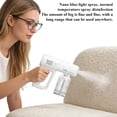 thumbnail image 4 of Nano Spray Machine K5 Pro, Blue Light Nano Disinfectant Sprayer Gun, 1 Set With Charging Cable & Manual, Rechargeable Portable For Teens Home Office Travel, Fine Mist, 4 of 6