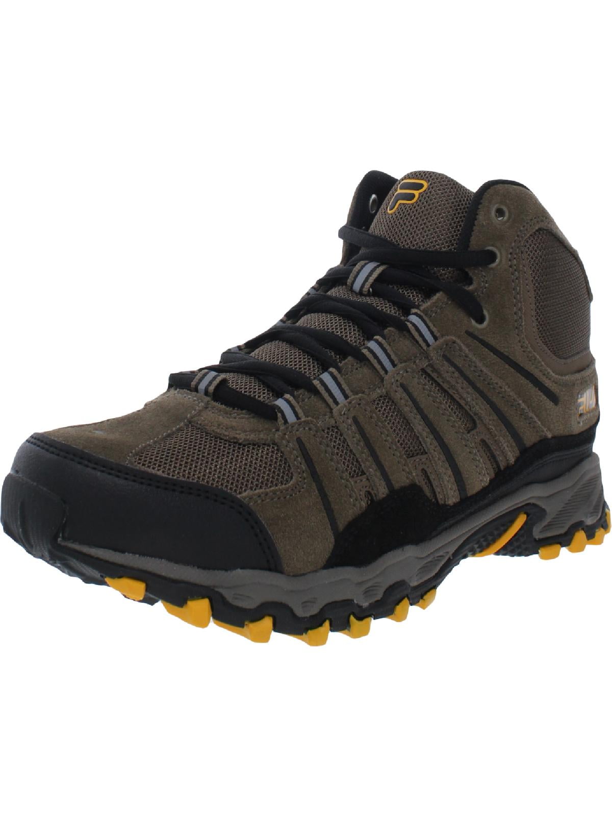 Fila Mens Country TG Evo Mid Outdoor Hiking Shoes Brown 8 Extra Wide ...