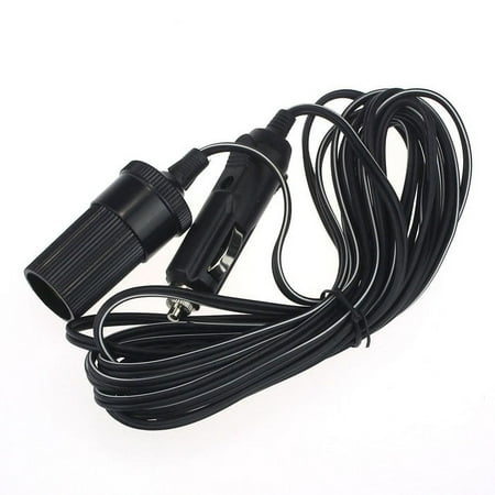 

12V 10A Car Accessory Socket Extension Cord 5m Battery Car Charger Converter Ac Car Adapter Plug Heavy Duty Stands for Semi Trucks for Car Adapter Car Seat Heater