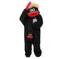 thumbnail image 2 of Fleece Onesie for Adults, Silly Big Mouth Monster Plush Pajamas with Comb, Soft Hooded One Piece Loungewear for Halloween Parties, Movie Nights, Cosplay and Home, 2 of 6