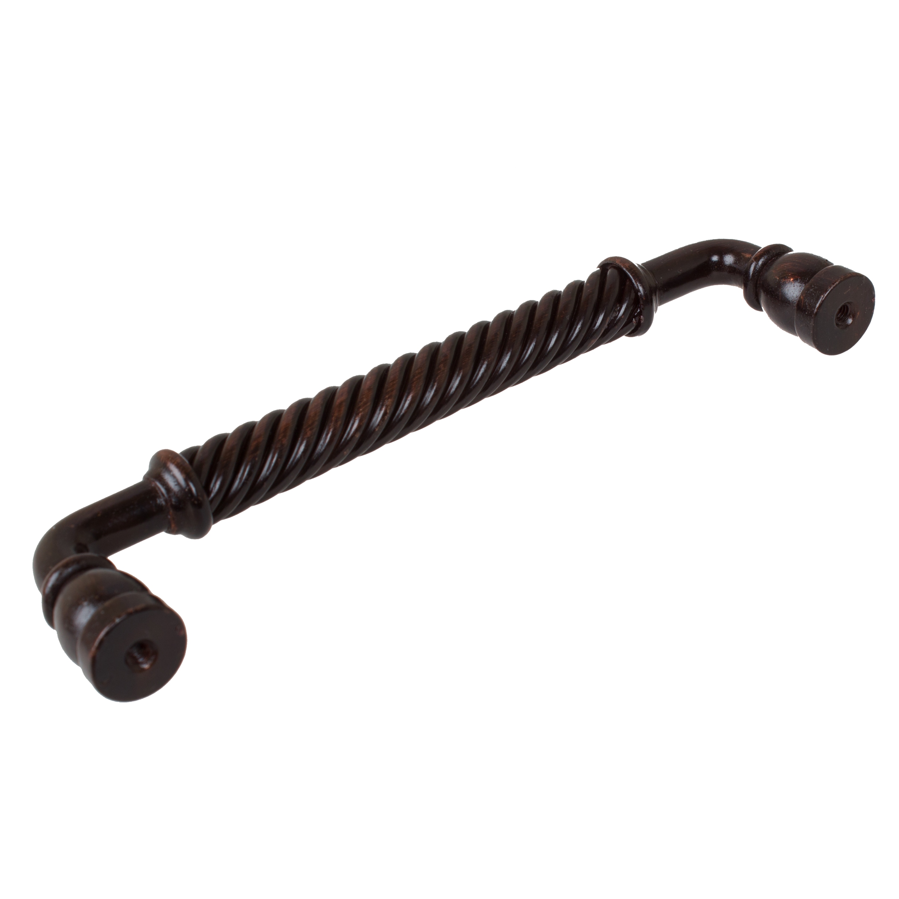 GlideRite 6-1/4 in. Center Rustic Bronze Twisted Cabinet Drawer Pull, Oil Rubbed Bronze - image 2 of 5