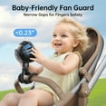 thumbnail image 3 of GUSGU 11-inch 3-Speed Portable/Foldable Clip-on Hand Held Fan, 3 of 7