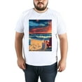 thumbnail image 5 of Solid ColorAmerican Flag Sand Oversize T-shirts For Women Basic Plus Tees Baggy t Shirts, 5 of 5