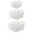 thumbnail image 4 of happimess BSK3000B-6SET Sutton Modern Glam Handmade Wire Metal Nesting Storage Baskets, White (Set of 6), 4 of 6