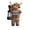 A, variant on Cadancy Solar Lights Highland Cow Statue Outdoor Garden Decor Resin Figurine with Lantern for Patio Yard Pathway Lawn Ornament Animal Theme Landscape Lighting Decoration