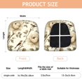thumbnail image 3 of Pioneer Flower and Bird Seat Covers for Dining Room Chairs Set Of 4,Stretch Printed Washable Chair Seat Cover with Elastic Ties and Button,Removable Waterproof Couch Cushion Covers, 3 of 6
