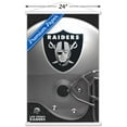 thumbnail image 2 of NFL Las Vegas Raiders – Logo 20 Wall Poster with Wooden Magnetic Frame, 22.375" x 34", 2 of 3