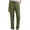 Army Green, variant on Women's High Waist Straight Leg Cargo Pants Button Zip Front Patch Pockets Ankle Length Casual Chino Trousers Outdoor,Wine,M