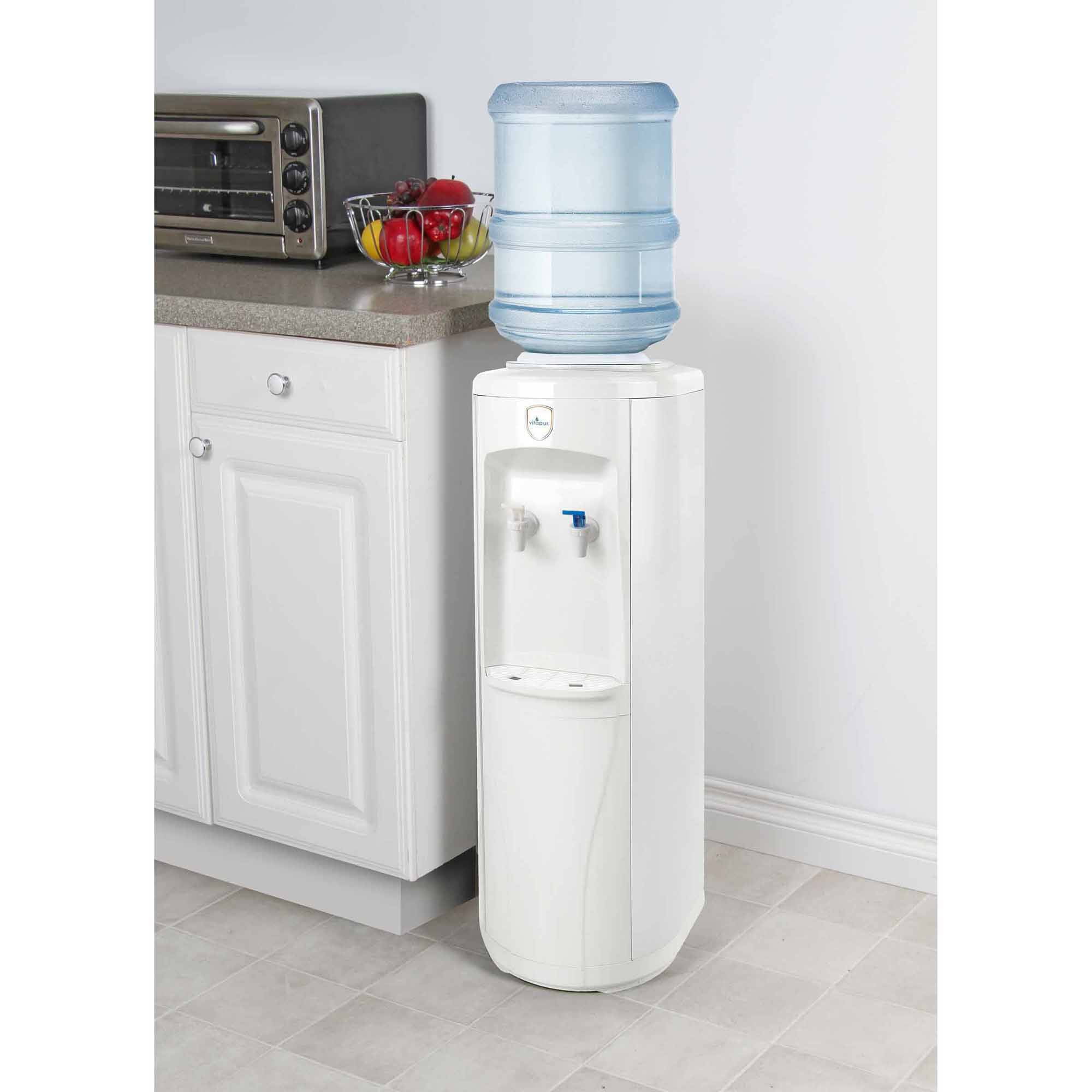 Vitapur VWD2236W Top Load Floor Standing Water Dispenser (Room and ... - Vitapur VWD2236W Top Load Floor Standing Water Dispenser (Room and Cold)  with Standard Taps - Walmart.com