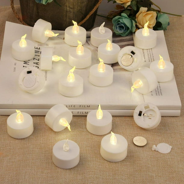 Flameless Candles Battery Operated Tea Lights Votive Candle LED Tea