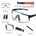 thumbnail image 4 of Gafas de ciclismo KAPVOE Gafas de sol MTB fotocromáticas UV400, 4 of 6