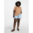thumbnail image 5 of Terra & Sky Women's Plus Size Crewneck Tee with Short Sleeves, Sizes 0X-5X, 5 of 5