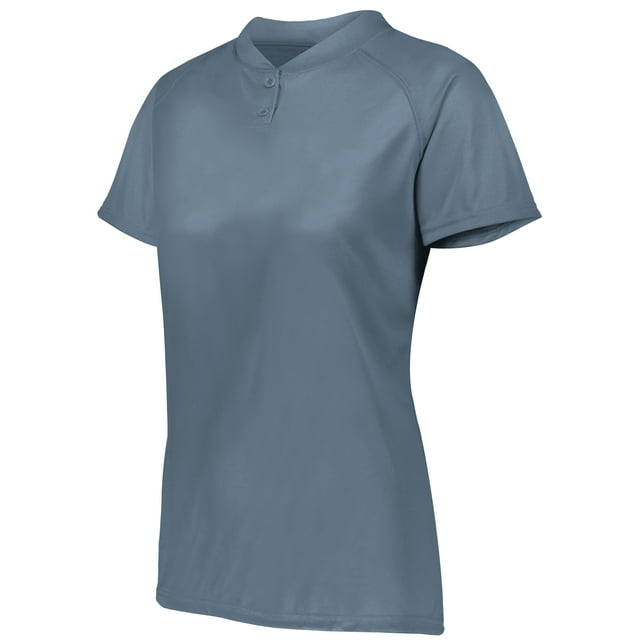 Augusta sportswear Women's Attain Wicking Two Button Softball Jersey