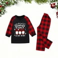 thumbnail image 3 of Family Christmas Pajamas Matching Sets Christmas Long Sleeves Sleepwaear Holiday Family Loungewear Sets, 3 of 7