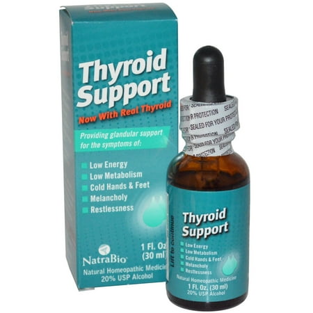 Natra Bio Homeopathics Leg - Natra Bio Thyroid Support, 1 Oz