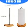 thumbnail image 3 of Nordic Metal Paper Towel Holder Vertical Space-Saving Detachable for Kitchen Bathroom Counter, 3 of 8