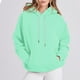 thumbnail image 2 of Top de encaje,Sudadera con capucha degradada, blusa de manga larga con cordón, cuello redondo, tejido suave y transpirable, corte holgado para usar en casa, sopatenor, 2 of 9