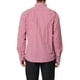 thumbnail image 3 of CAMISAS CHIC para Hombres de Cuadros de Manga Larga con Botones 100% Algodón Camisa de Vestir L Roja Blanca, 3 of 7