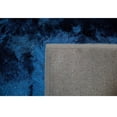 thumbnail image 3 of RugBerry Blue Shimmer Shag Area Rug Thick Soft Pile Large Shaggy Carpet Navy Blue 8' x 10' Pet Friendly, Non Slip, Handmade 8' x 10' Kids Room,, 3 of 6