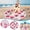 Multicolor-A, variant on Hvmvliv 60in Diameter Round Microfiber Beach Towel Beach Blanket with Summer Watermelon Pattern Printing,Sandproof Beach Mat Beach ,Multi-Purpose for Travel,Swimming Pool Multicolor-A