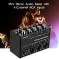 thumbnail image 2 of Mixer,4-channel Rca Stereo Audio With Rca Metal With 4-channel Rca Audio With 4-channel Metal Shell Hxber Rusuo Simbae Audio Stereo Hippopy Sound Stereo, 2 of 6
