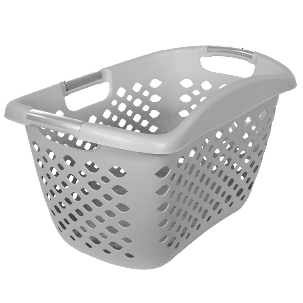 Home Logic 1.8 Bu Hip Grip Basket , Grey