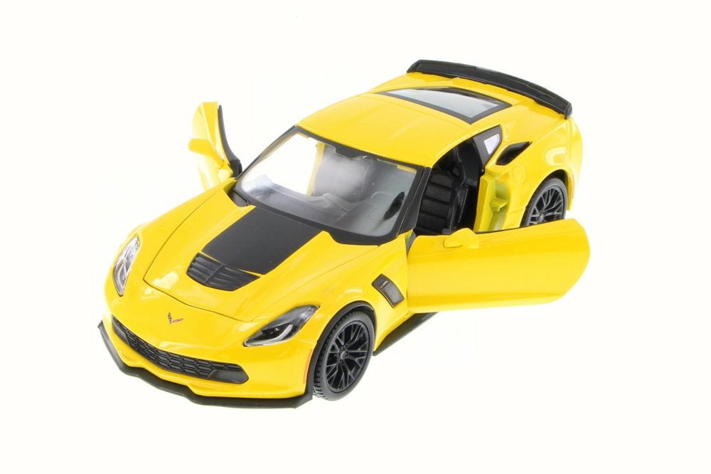 yellow corvette toy car