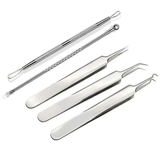 Juego de utensilios de cocina HUOGUO, herramienta para eliminar el acné de acero inoxidable, 5 pieza