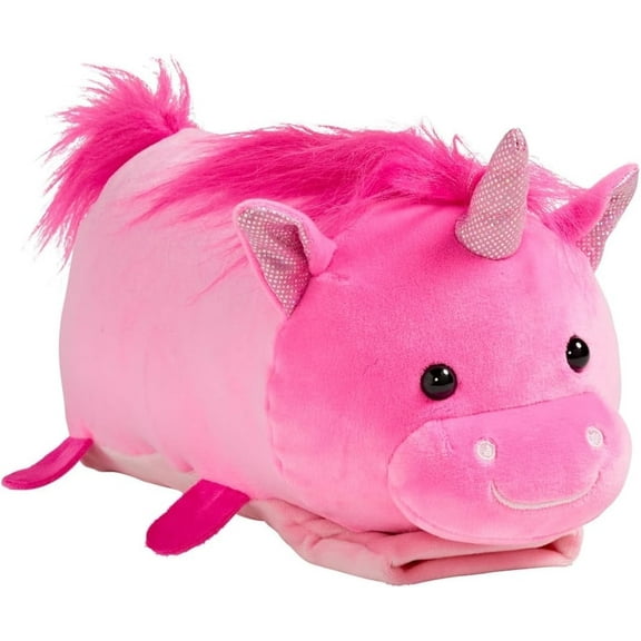 Buddy on the Go - From The Creators Of Pillow Pets - Unicorn - Stuffed Animal Plush