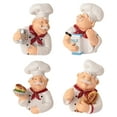 thumbnail image 1 of Shisuyan 4pcs Creative Chef Shaped Adhesive Wall Hooks - Functional Plug Holders for Kitchen Cable Management Cute Chef Design Utility Hooks for Plug Organization Home Decor, 1 of 8