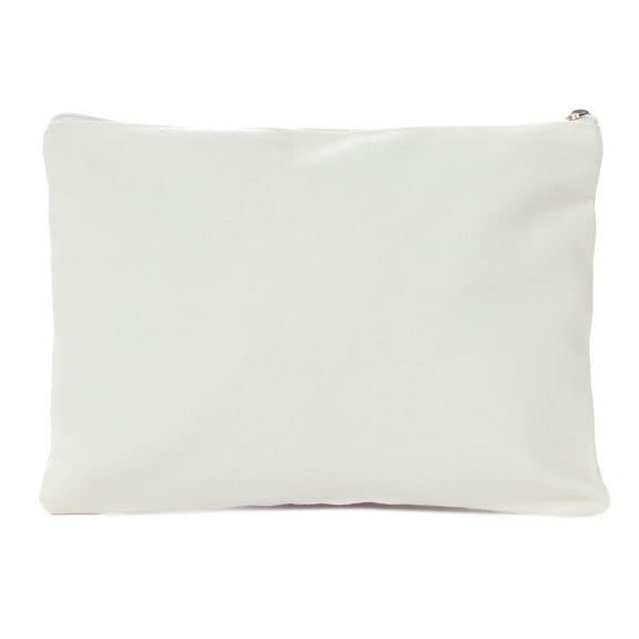 Canvas Cosmetic Bag, Large Travel Toiletry Clutch Bag