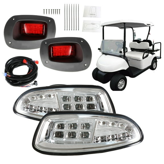 EPOTOOR FOR EZGO RXV GOLF CART ALL LED LIGHT KIT 12V ONLY FITS 2008-2015