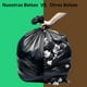 thumbnail image 2 of Bolsas de Basura Ideal para Cocina, baño, recámara u Oficina (102 x 122 cm) Biodegradables, color Negro,Paquete de 100 bolsas Cronos Negro, 2 of 7