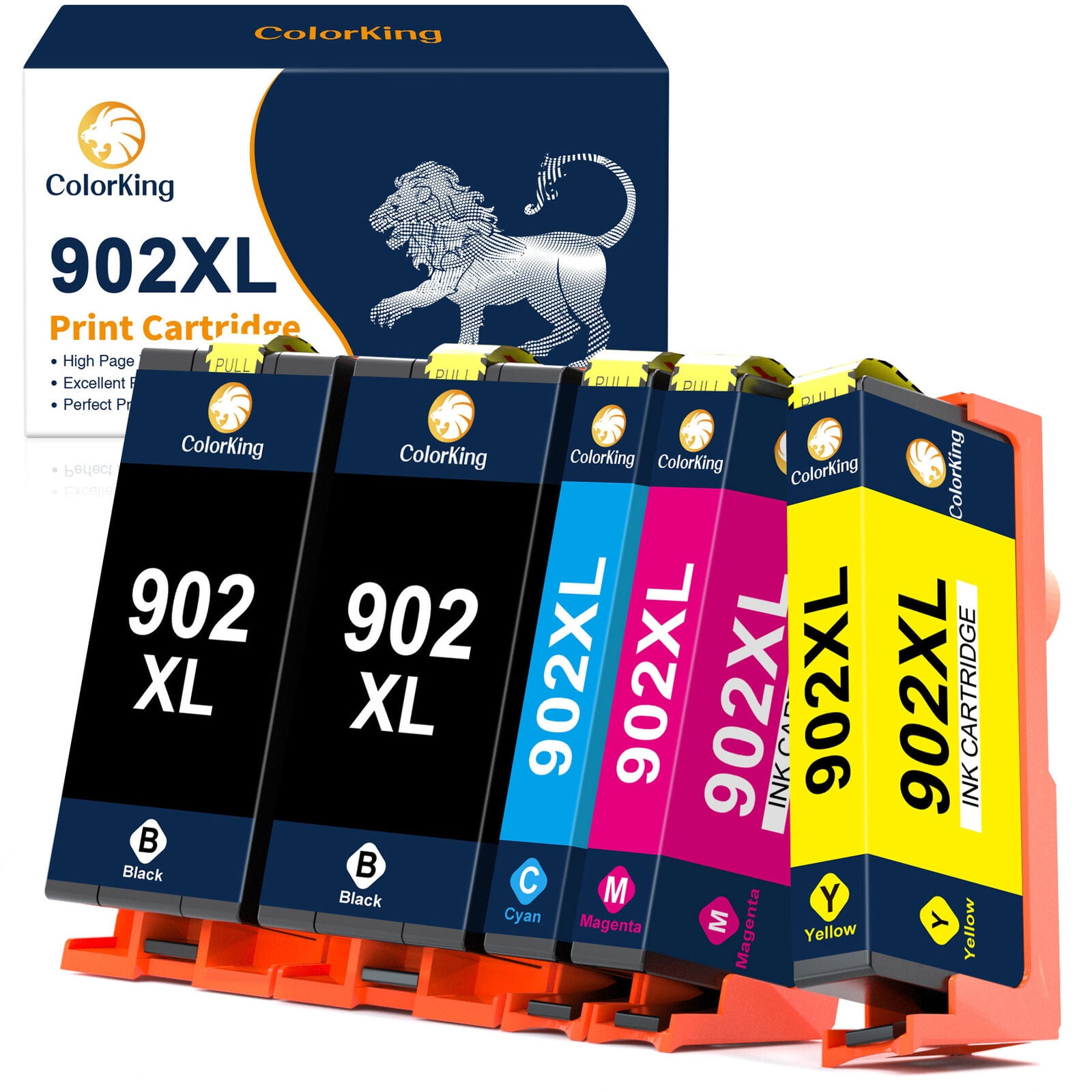 How Much More Ink Is In An Hp Xl Cartridge ColorKing 902XL Printer Ink Replacement for HP 902 XL Ink Cartridge