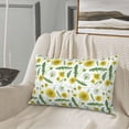 thumbnail image 5 of Naloa Yellow Dandelions Pillowcase, Throw Pillowcase, Wrinkle-Free, Stain-Resistant with Hidden Zipper for Bedroom Sofa-20"x30", 5 of 6