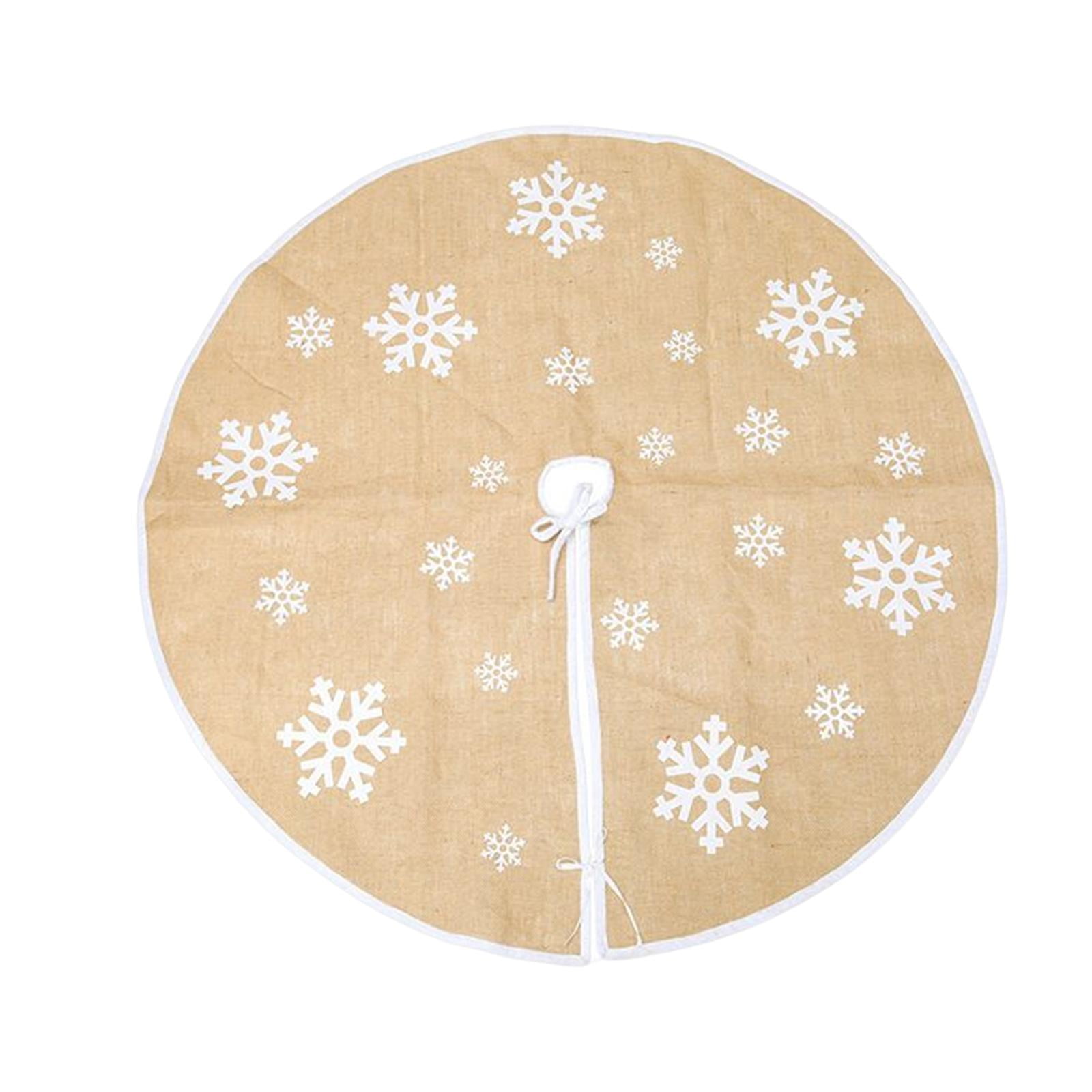 Fabric Christmas Tree Collar Tree Skirt ation Foldable Creative Merry