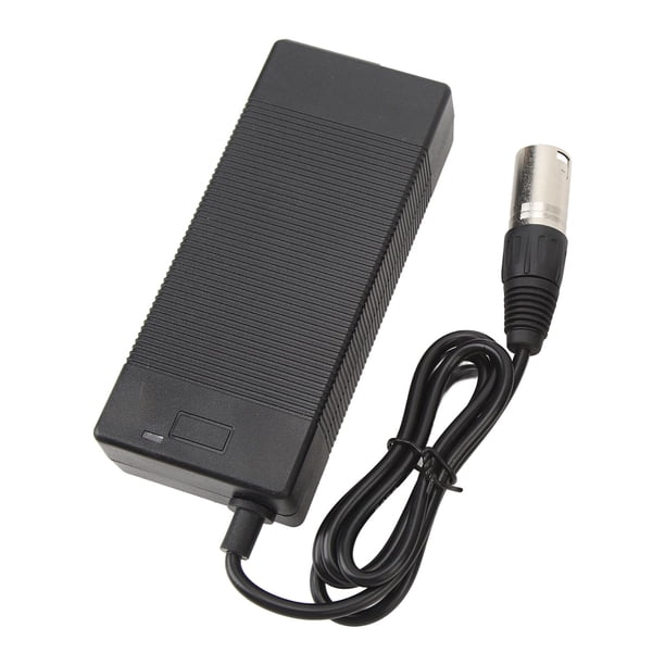 Cargador De Batería Para Bicicletas Eléctricas, Cargador De Alta Velocidad 42V 2A Con Conector Macho XLR Para Bicicletas Eléctricas Y Scooters