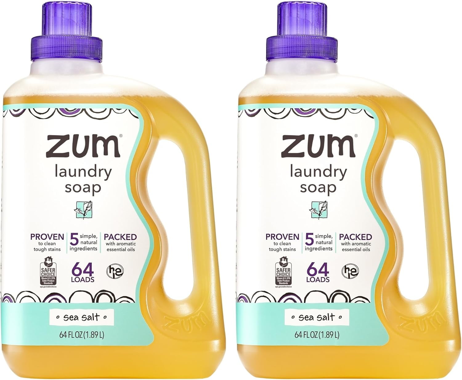 新品　zum laundry soap フランキンセンス&ミルラ 4本セット Indigo Wild Zum Clean Laundry Soap, Natural Frankincense Myrrh, 64