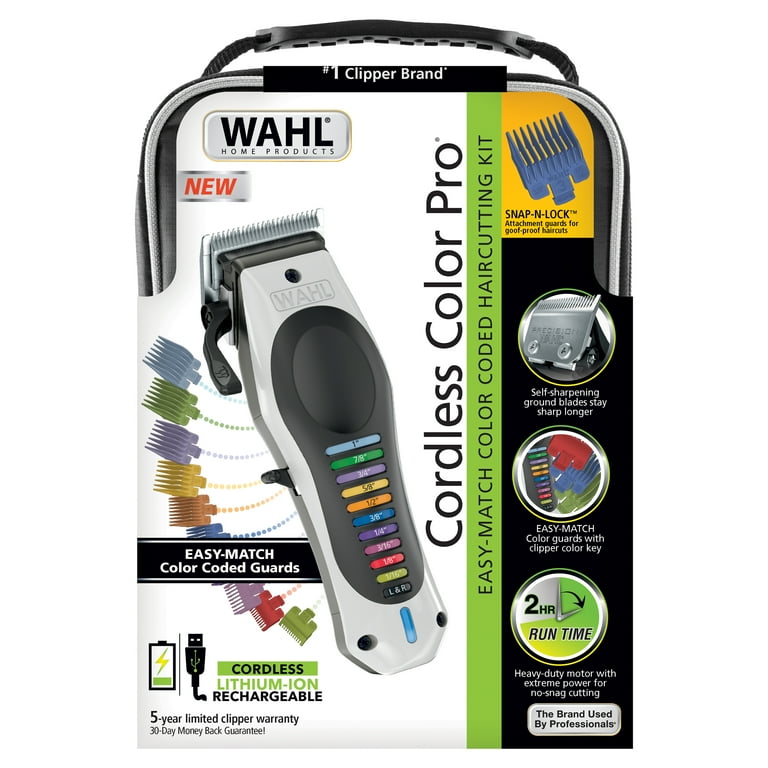 Wahl Color Pro WC5207 バリカン Wahl Cordless Color Pro Clipper, USB Rechargeable Haircutting Kit