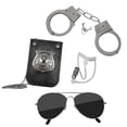thumbnail image 2 of Juego de Accesorios de Disfraz de Policía de Juguete CUTICAT Simulación de Policía, 2 of 7