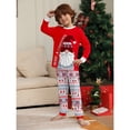 thumbnail image 5 of Pijamas de Año Nuevo 2024 Conjuntos familiares a juego con estampado de cuadros rojos Pijamas de 2 piezas Pantalones Estampados Ropa navideña para adultos y niños, 5 of 5