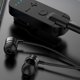 thumbnail image 3 of Clip compatible con Bluetooth con micrófono Estéreo Inalámbrico Ocultación de ruido Teléfonos portátiles Tabletas Adaptador de auriculares Accesorios Negro con auricular Vogacara EL022510-01B, 3 of 6