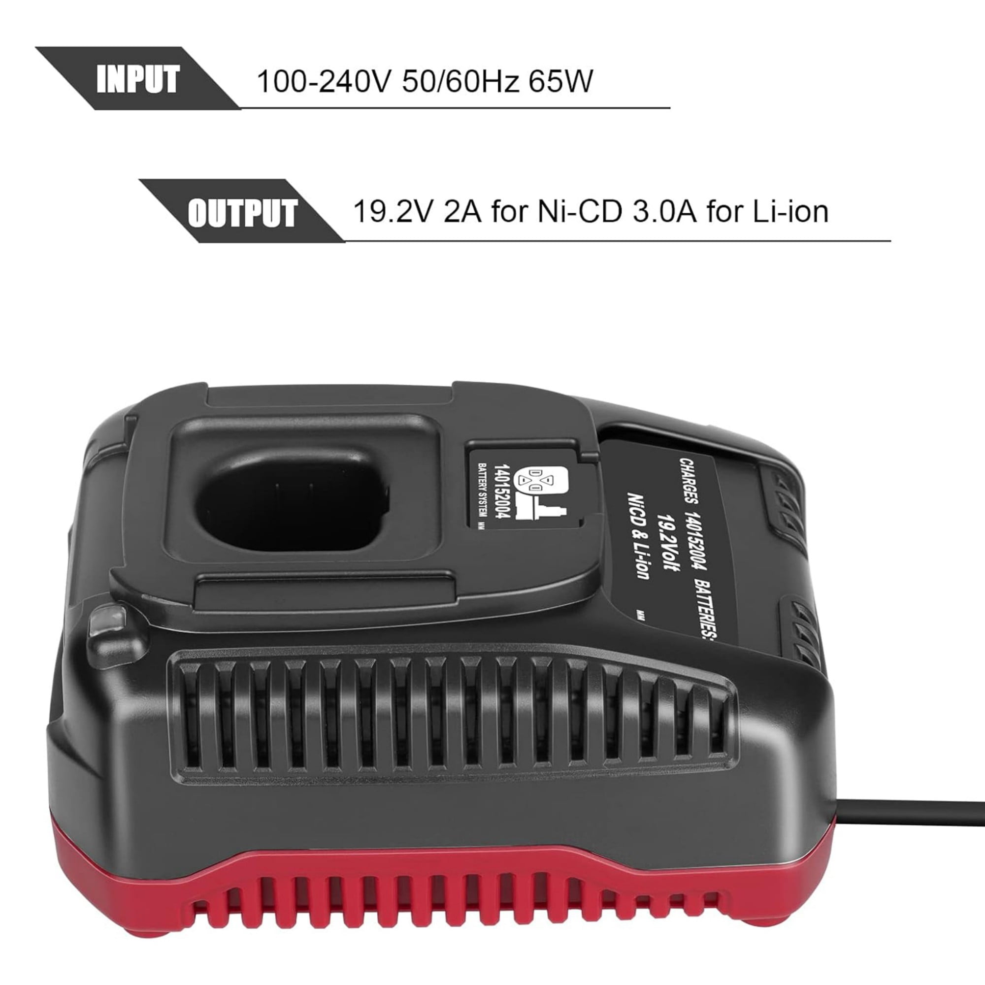 19.2V C3 Charger for Craftsman 19.2 Volt XCP Li-ion Ni-CD Battery 140152004